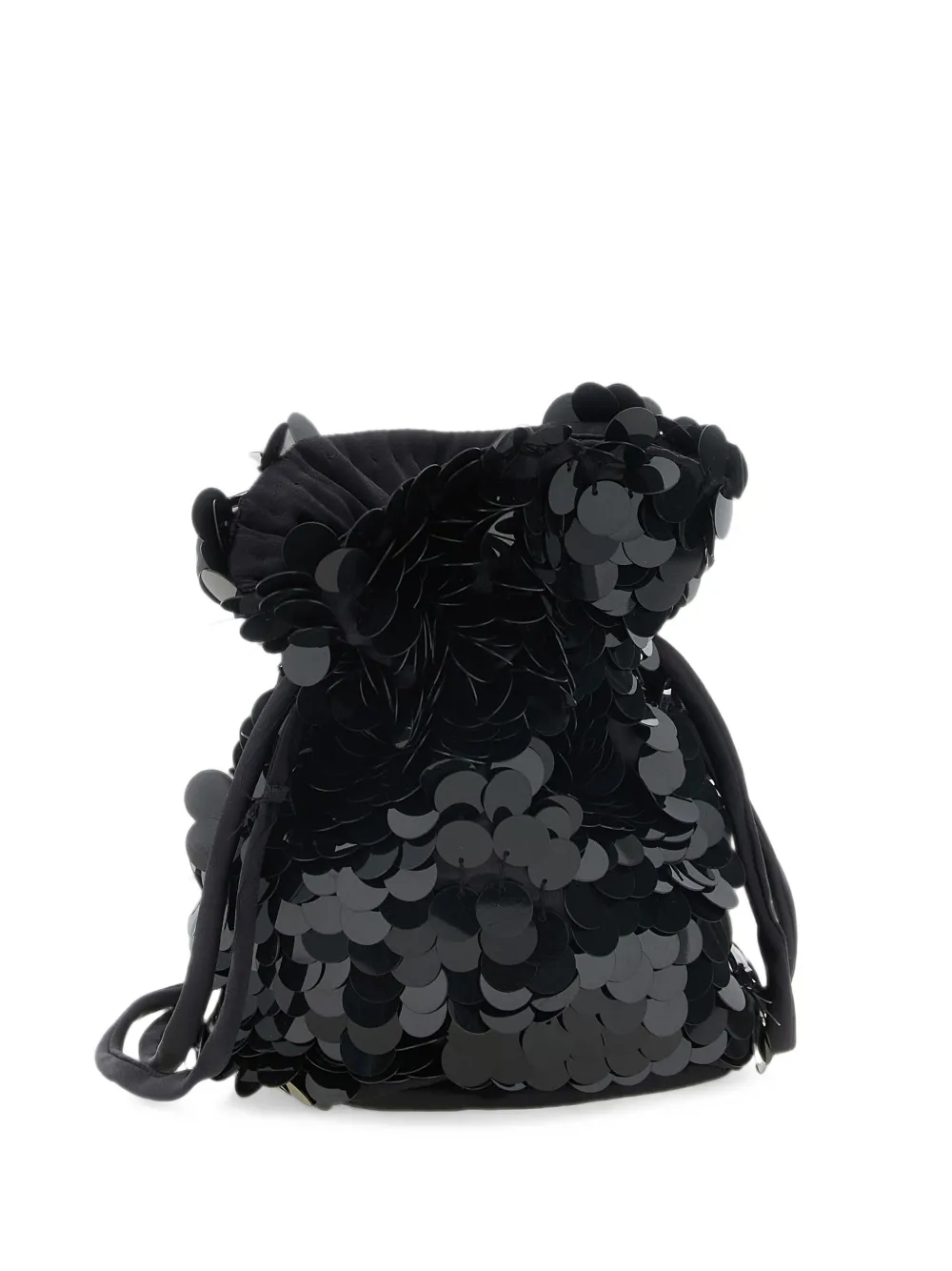 P.A.R.O.S.H. Gipsy sequin-embroidered bucket bag - Nero
