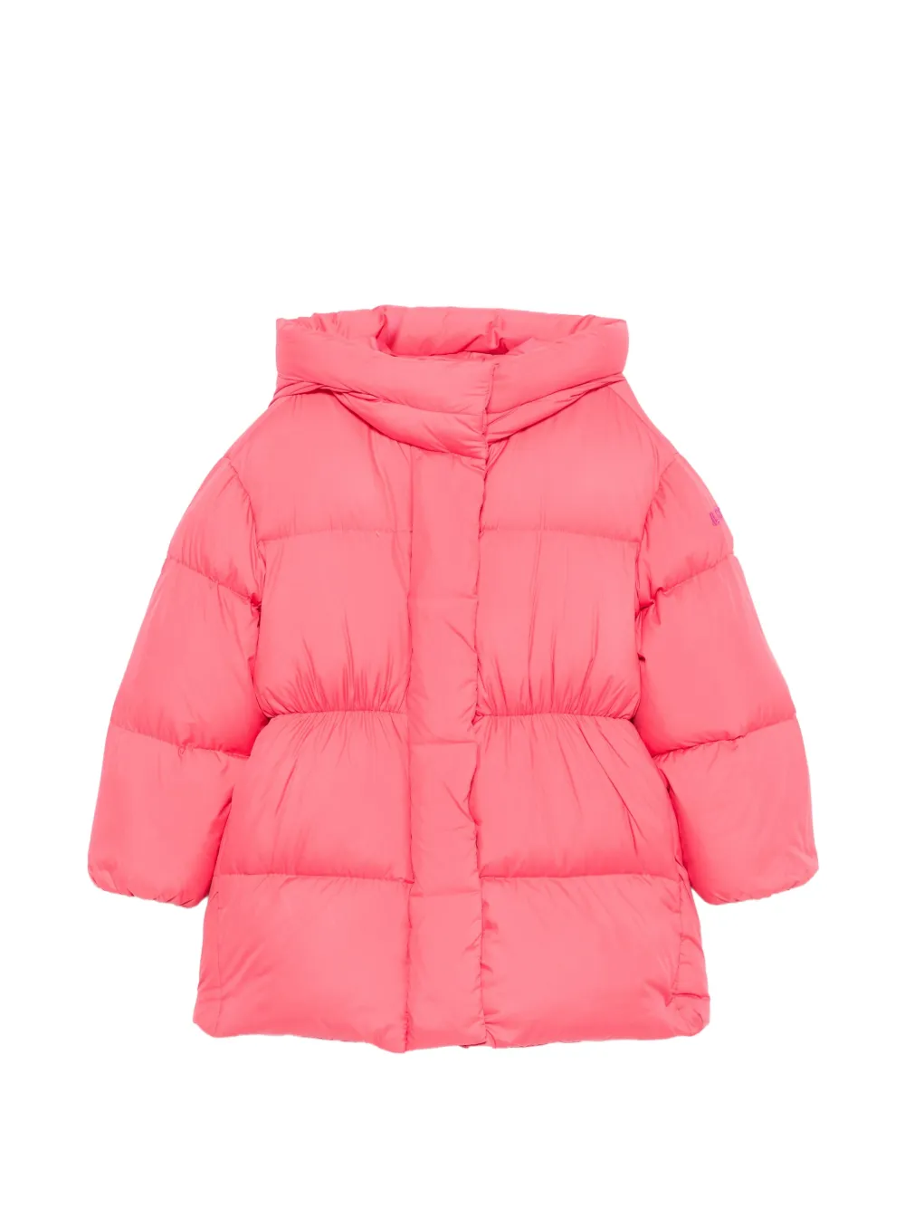 Il Gufo hooded padded jacket Roze