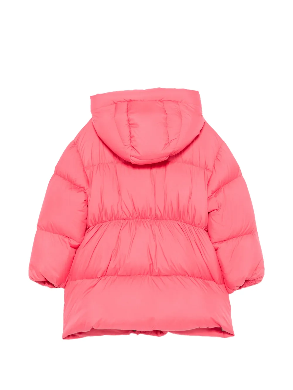 Il Gufo hooded padded jacket Roze
