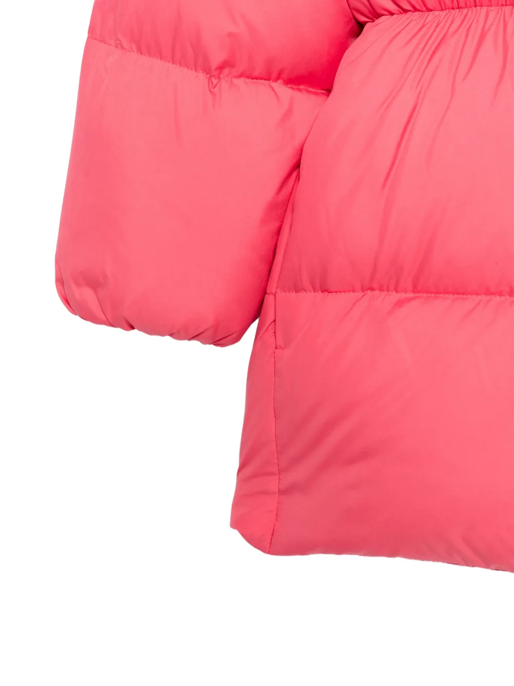 Il Gufo hooded padded jacket Roze