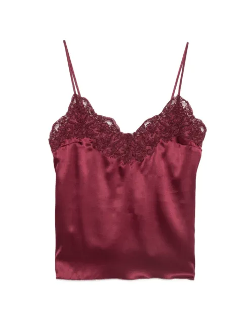 Ermanno Scervino Camisole-Top mit Spitzenbesatz