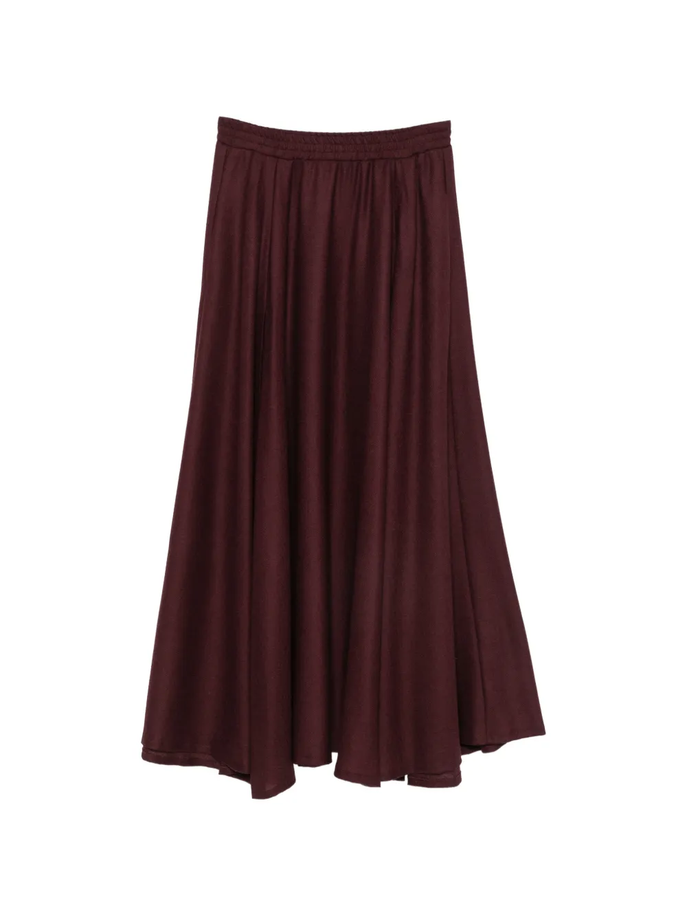 Ermanno Scervino side-slit flared maxi skirt - Rosso
