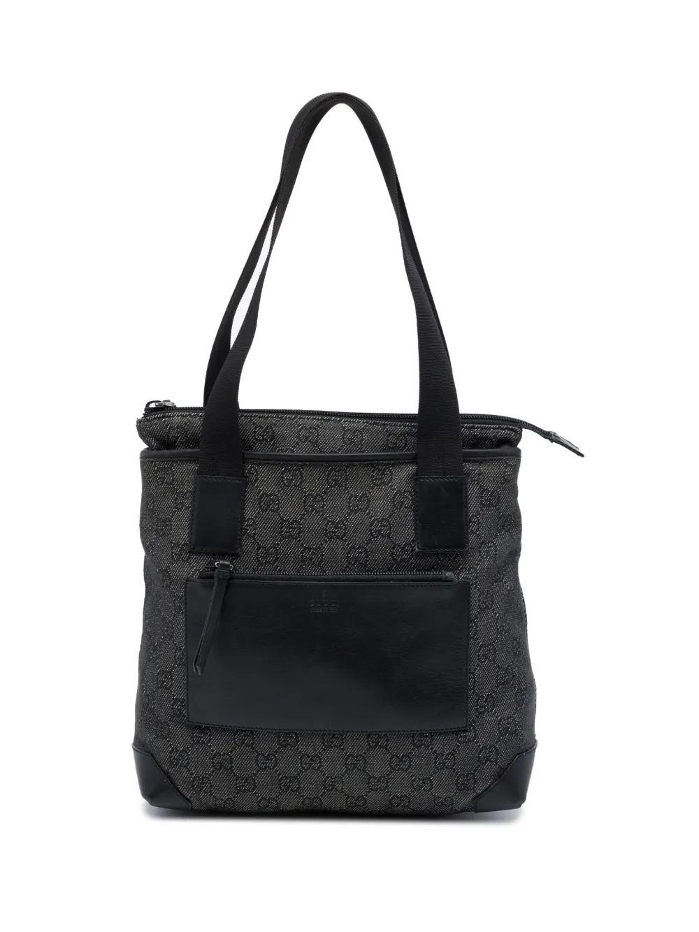 Gucci Pre-Owned 2000-2015 GG Denim tote bag - Nero