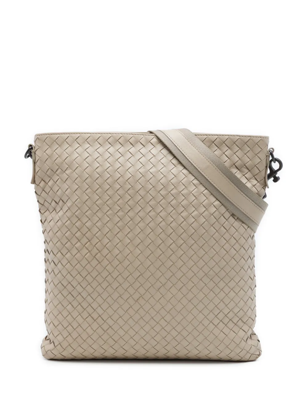 Bottega Veneta Pre-Owned 2012-2026 Nappa Intrecciato VN crossbody bag - Braun