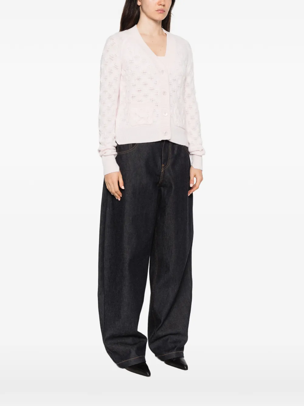 Ermanno Scervino V-neck cardigan Roze