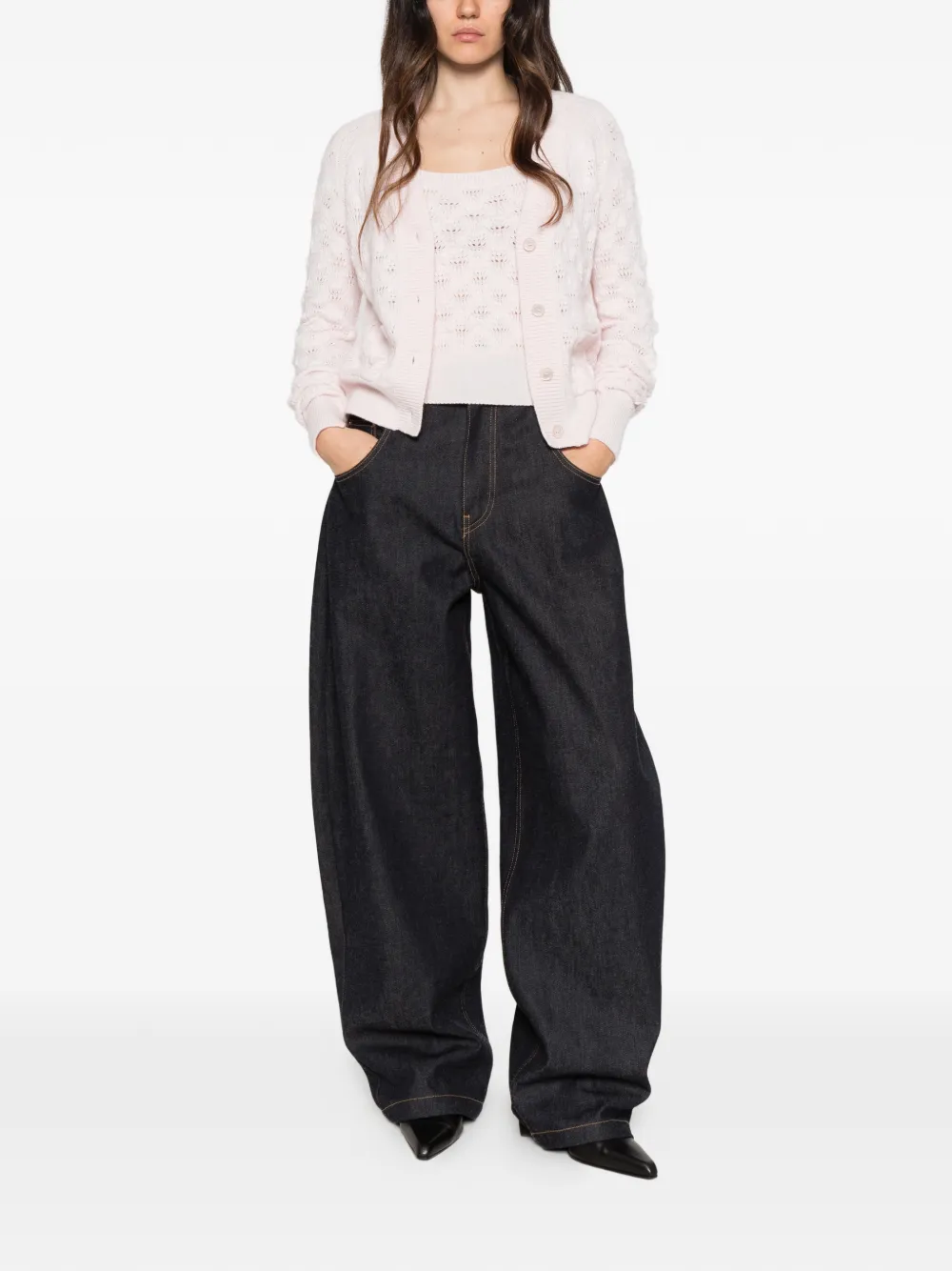 Ermanno Scervino V-neck cardigan Roze