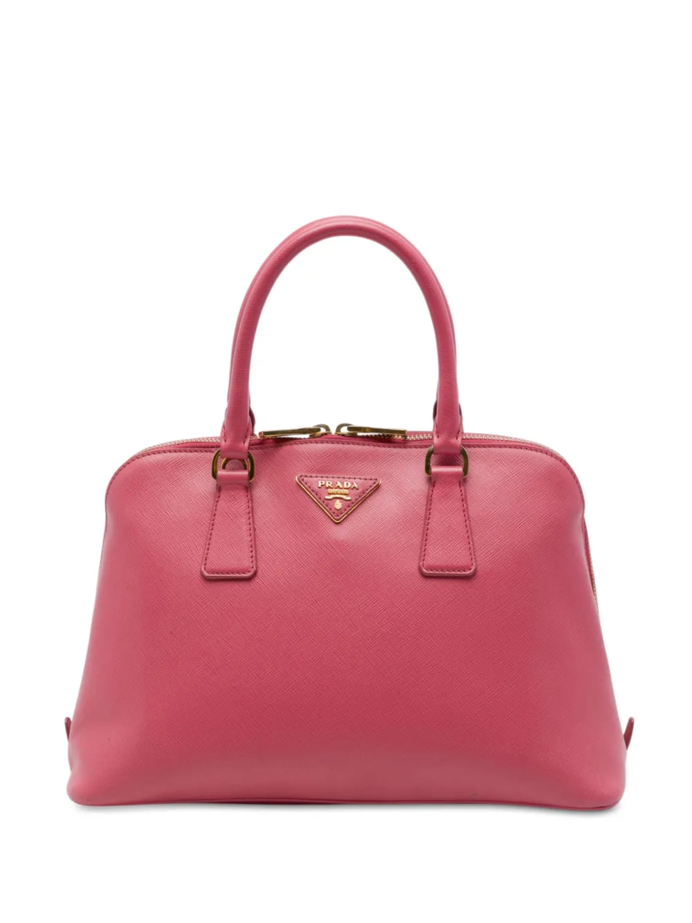 Prada Pre-Owned 2010-2026 Medium Saffiano Lux Promenade satchel - Rosa