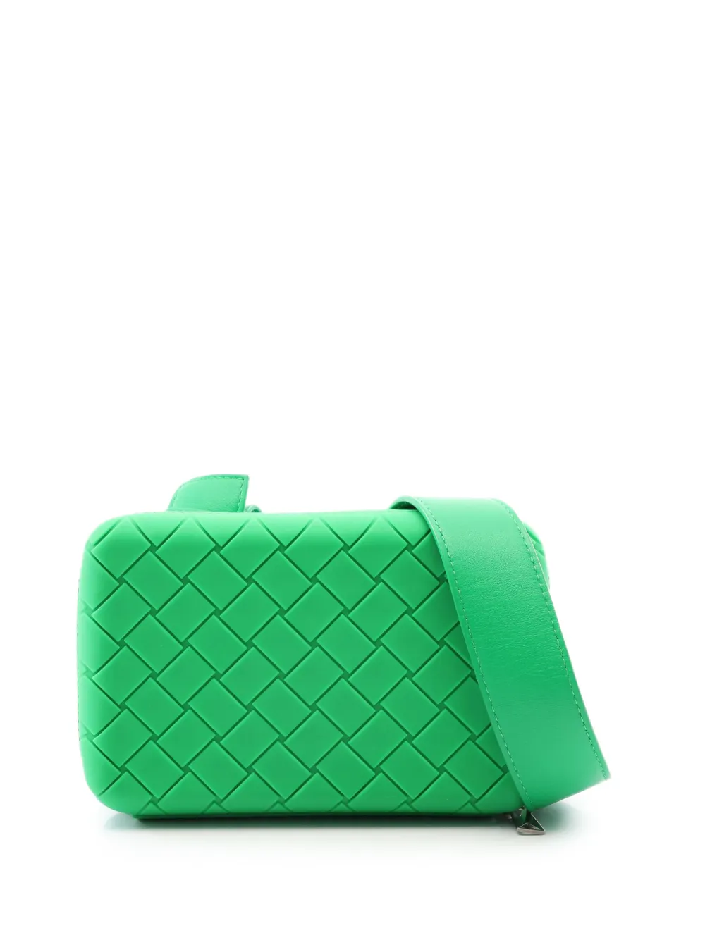 Bottega Veneta Pre-Owned 2012-2026 Rubber Intrecciato Camera Bag crossbody bag - Grün