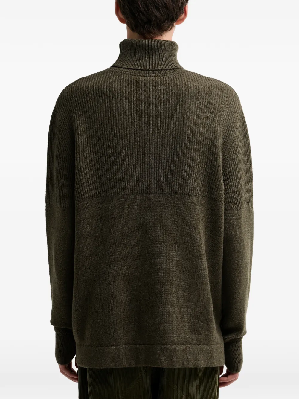 Barbour Geribbelde coltrui Groen