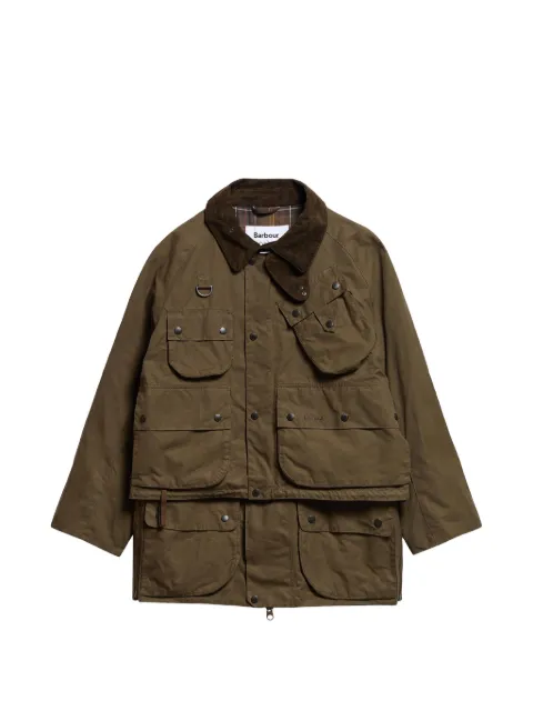 Barbour multi-pocket layered jacket