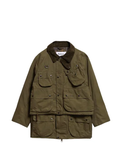 Barbour multi-pocket layered jacket