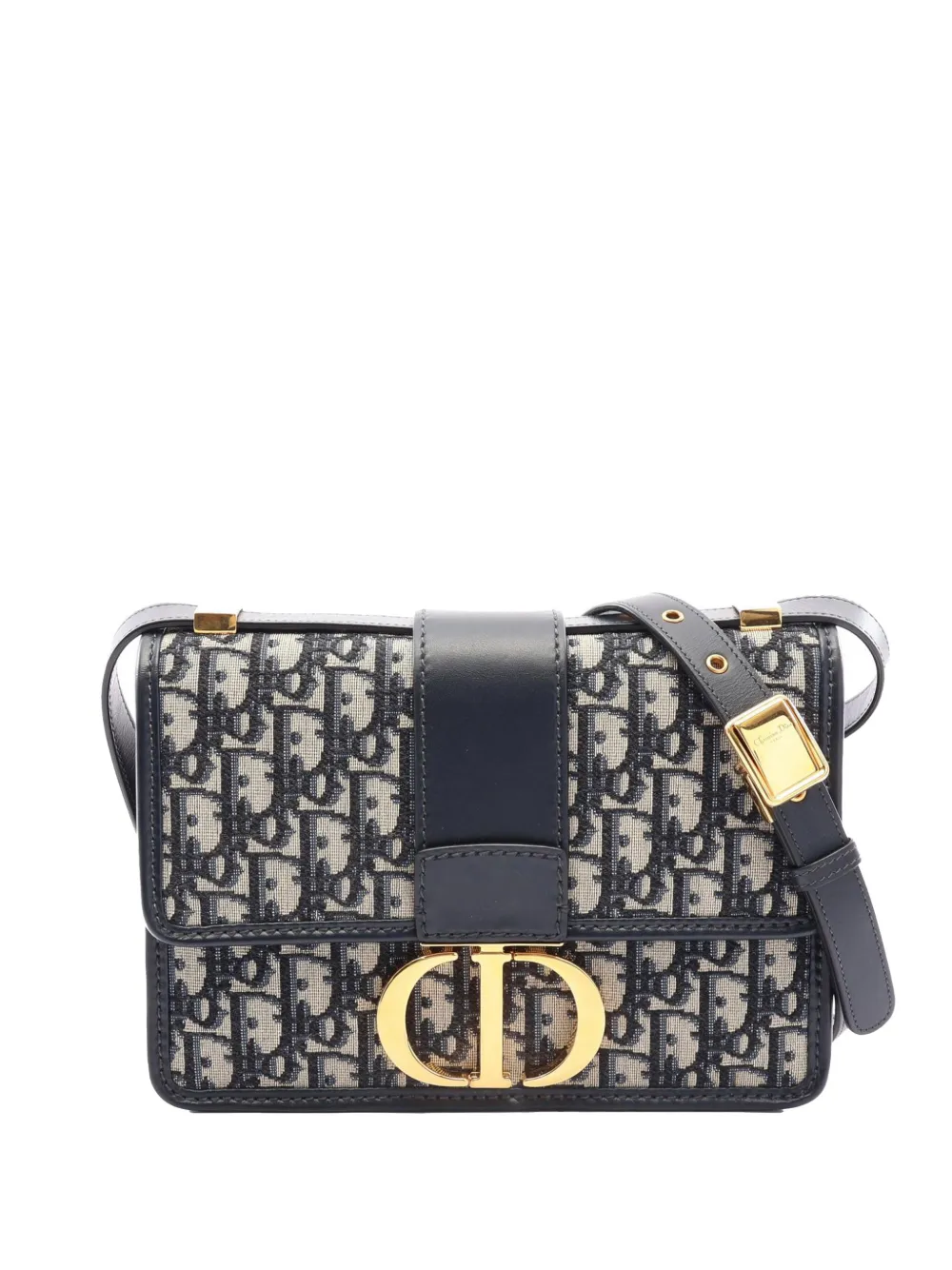 Christian Dior Pre-Owned 2000-2026 Oblique 30 Montaigne Box Bag crossbody bag - Blau