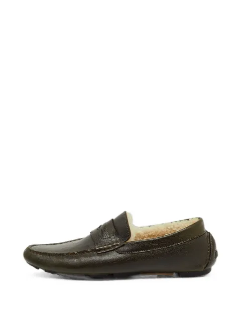 Dolce & Gabbana Pre-Owned shearling-lined leather loafers