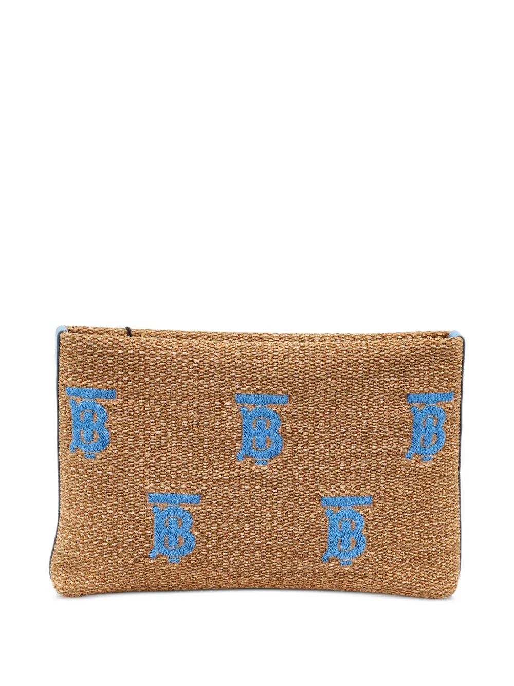 Burberry Pre-Owned Duncan TB monogram clutch bag - Nude
