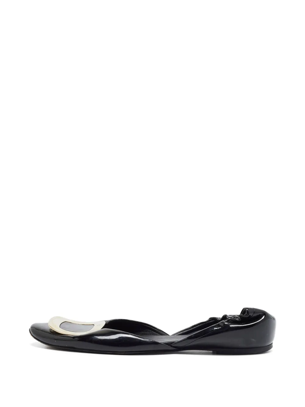 Roger Vivier Vintage patent leather ballet flats - Schwarz