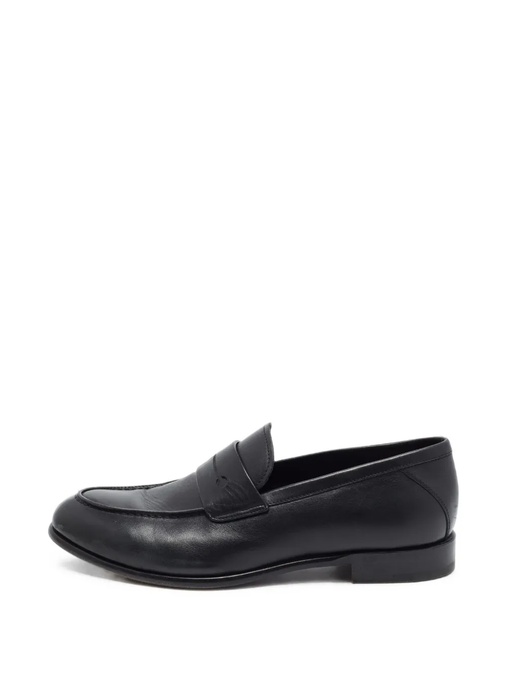 Ermenegildo Zegna Vintage leather penny loafers - Noir