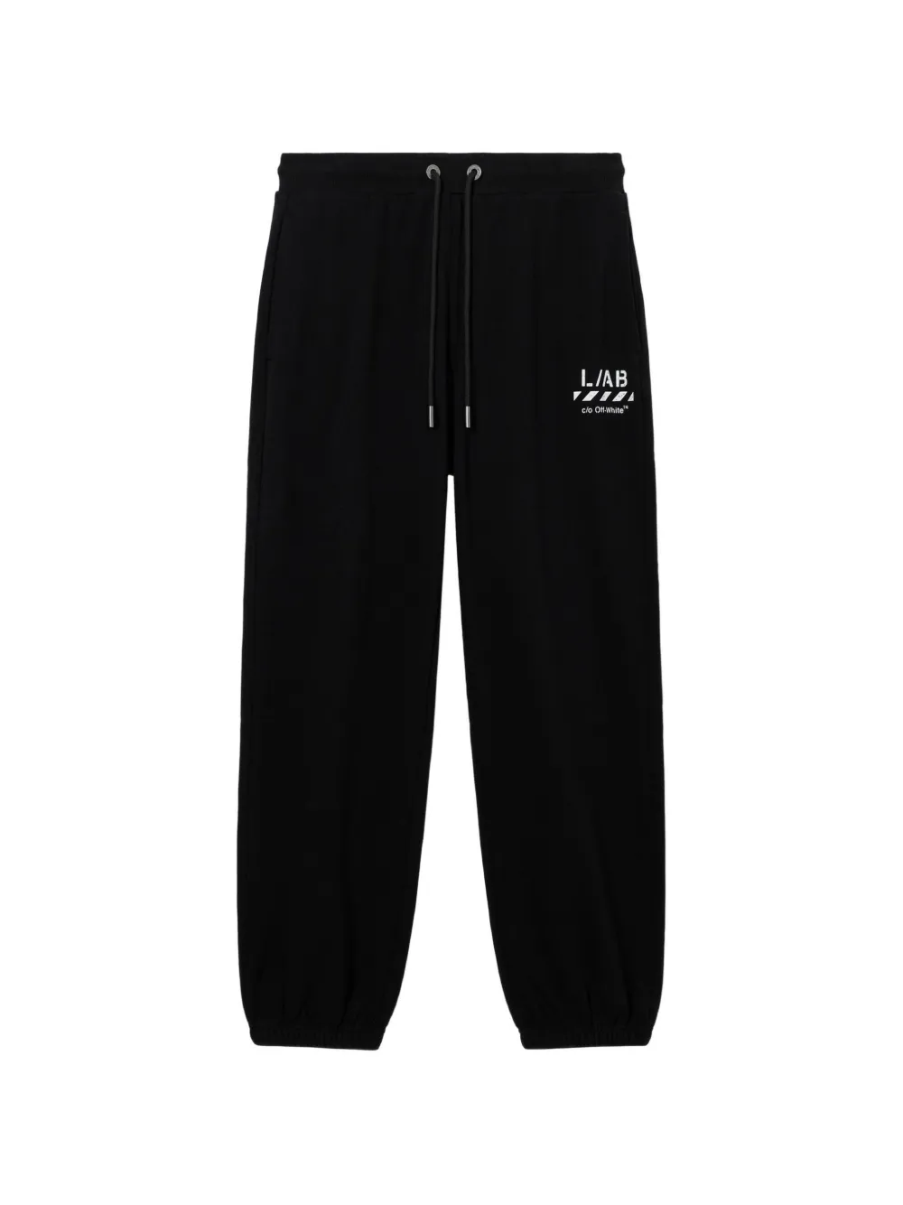 L/ab c/o Off-White x L/AB Diagonal logo-print track pants