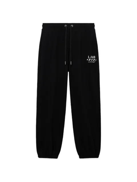 L/ab c/o Off-White x L/AB Diagonal logo-print track pants