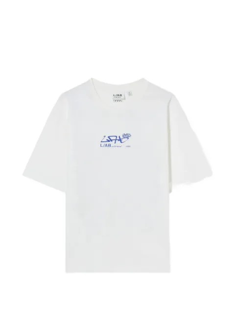 L/ab c/o Off-White x L/AB Graffiti Diagonal T-shirt