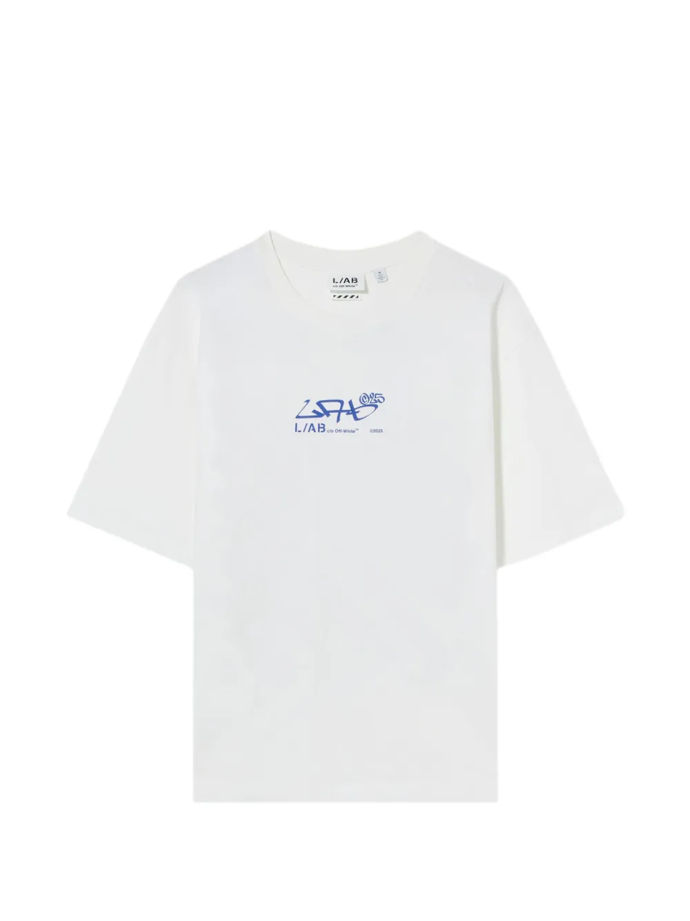 L/ab c/o Off-White x L/AB Graffiti Diagonal T-shirt
