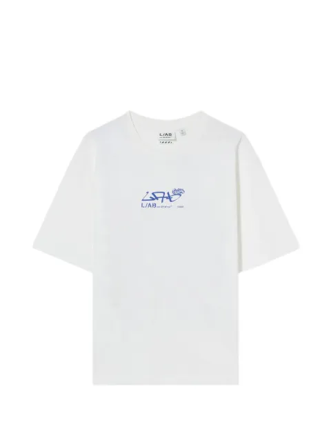L/ab c/o Off-White x L/AB Graffiti Diagonal T-shirt