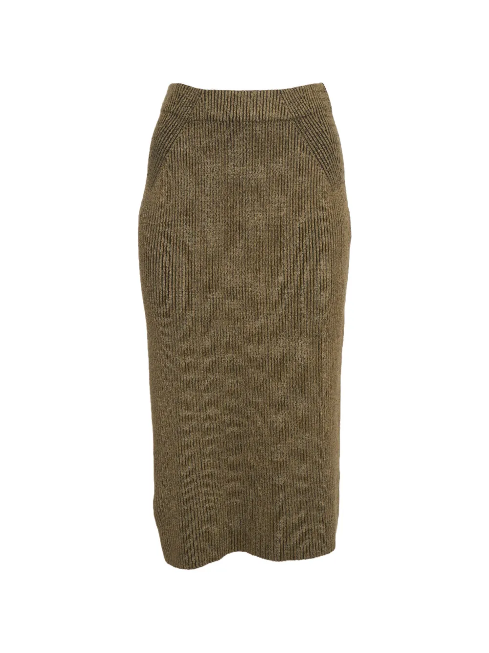 Mara Hoffman rib-knit high-waisted skirt - Grün