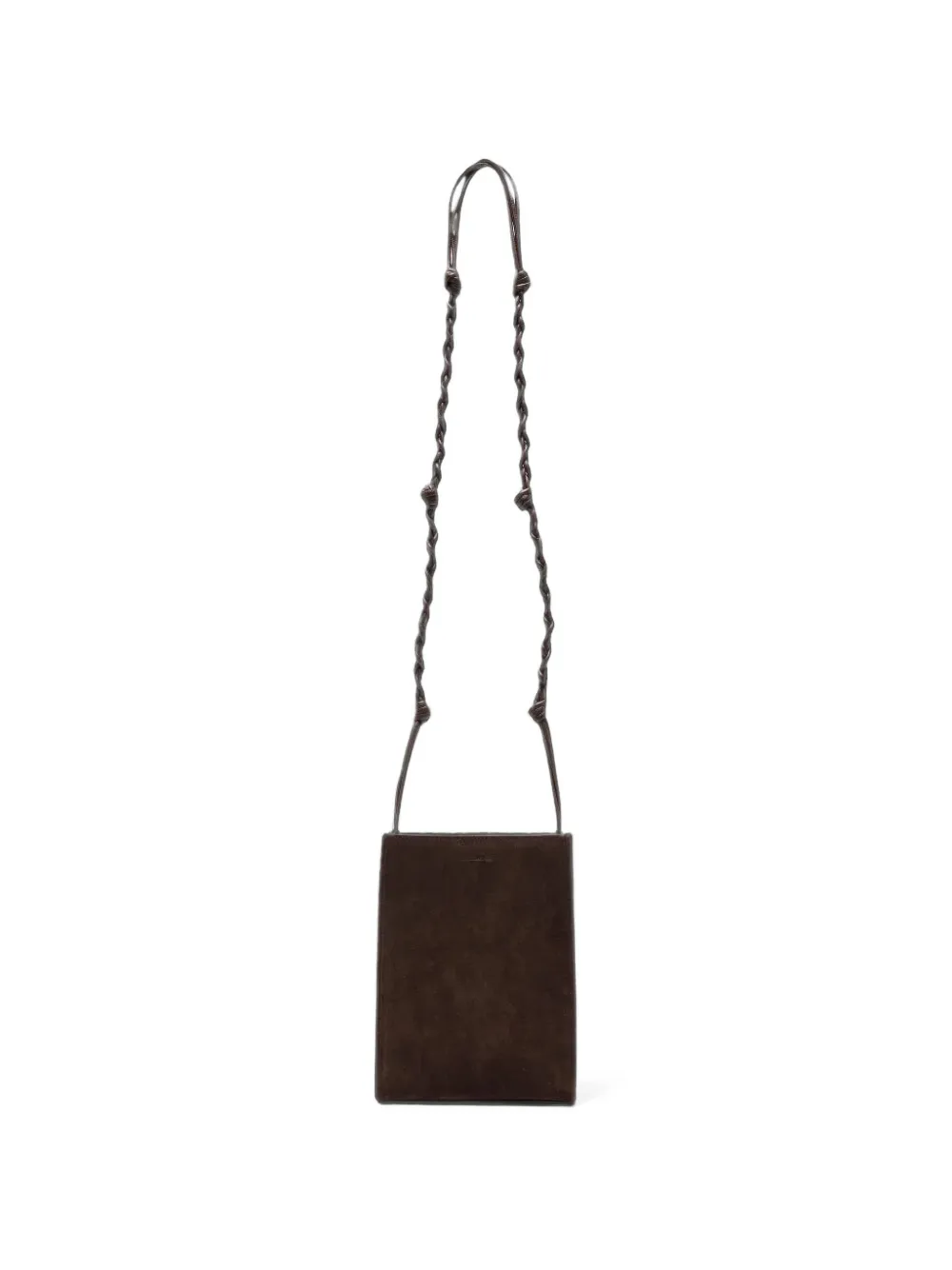Jil Sander small Tangle shoulder bag - Marrone