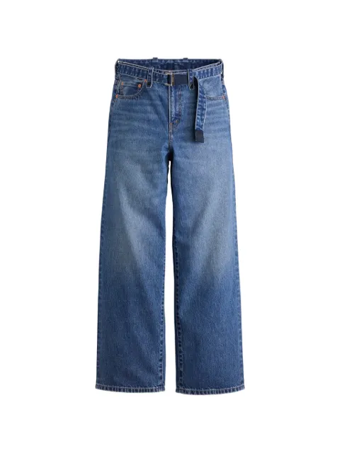 sacai x Levi's belted wide-leg jeans