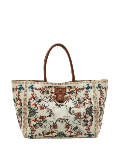 Roberto Cavalli Vintage Florence printed tote bag