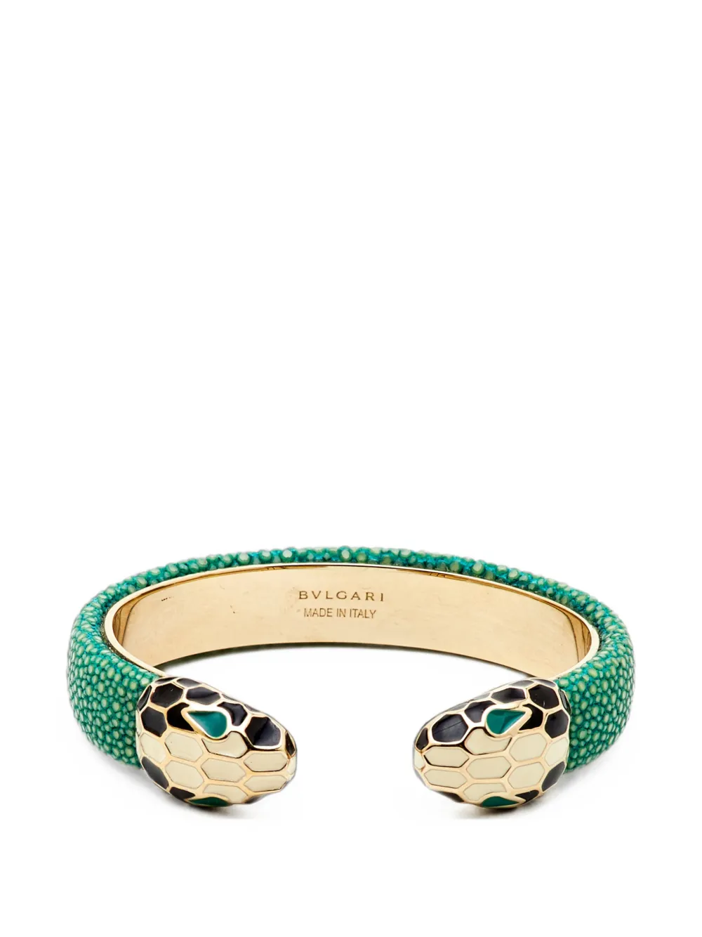 Bvlgari Pre-Owned Serpenti Forever Galuchat cuff bracelet