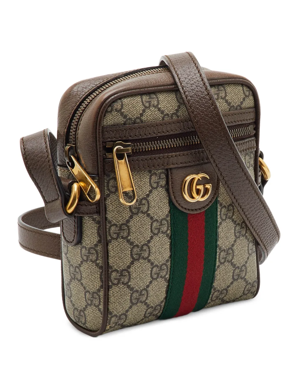 Gucci Pre-Owned Ophidia GG Supreme messenger bag - Nude