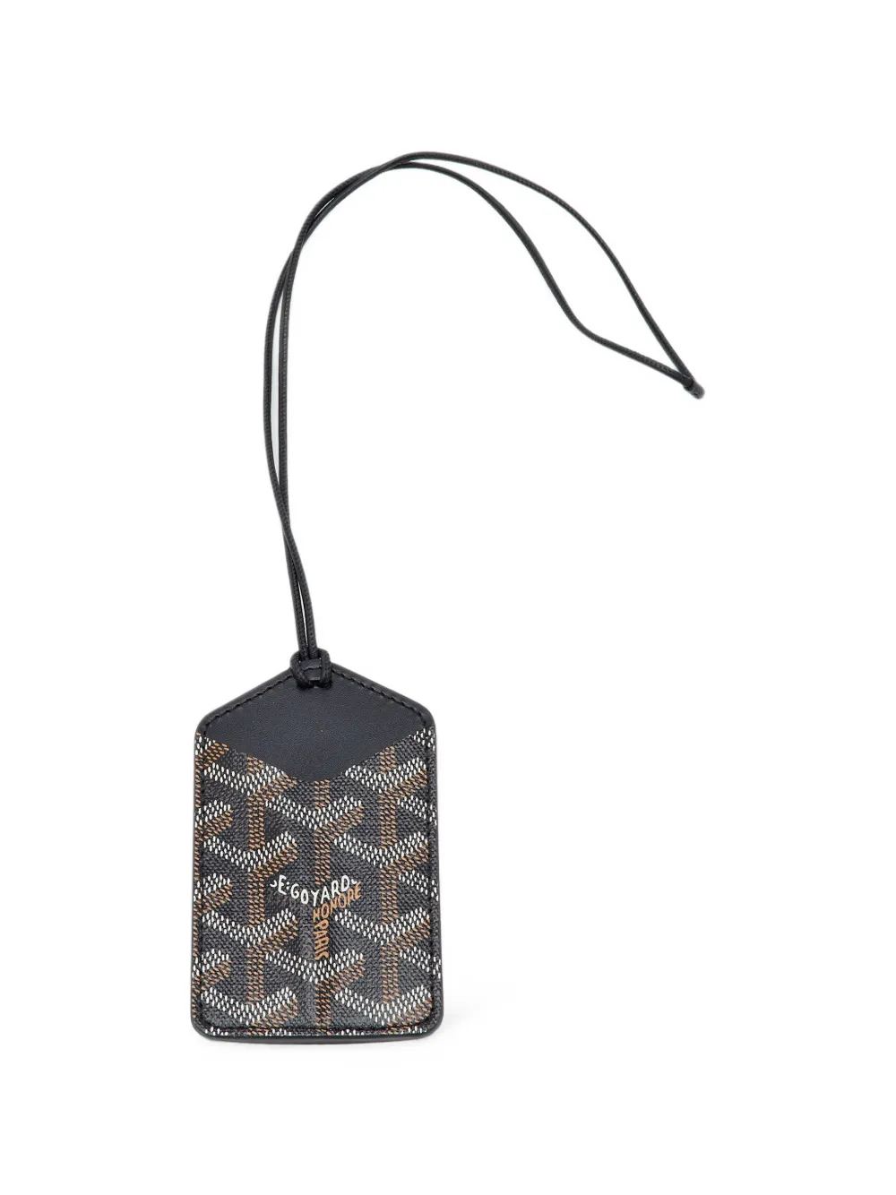 Goyard Pre-Owned Goyardine luggage tag in Black