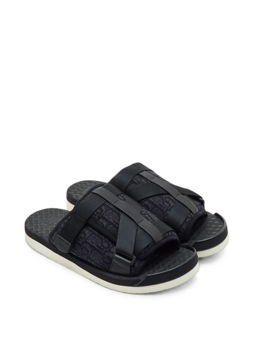 Christian Dior Pre-Owned Oblique Alpha sandals - Noir Christian Dior Pre-Owned Oblique Alpha sandals - Noir