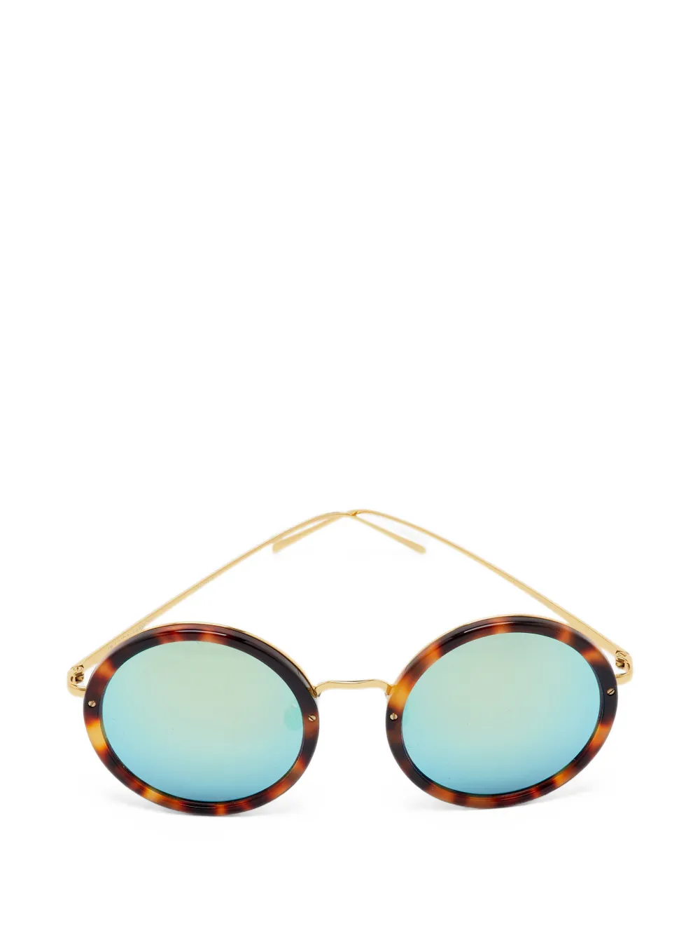 Linda Farrow LFL 239 round sunglasses - Or Linda Farrow LFL 239 round sunglasses - Or