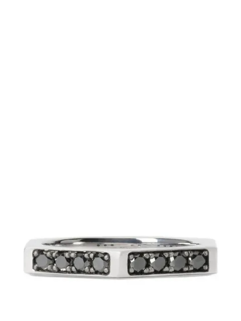 Off-White Hex Nut diamond ring