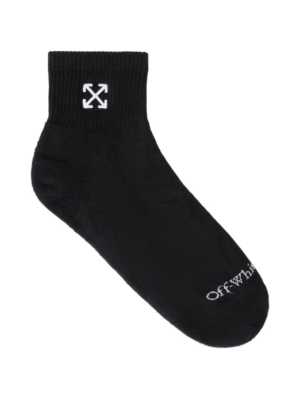 Off-White Arrows Quarter socks | Black | Image 1