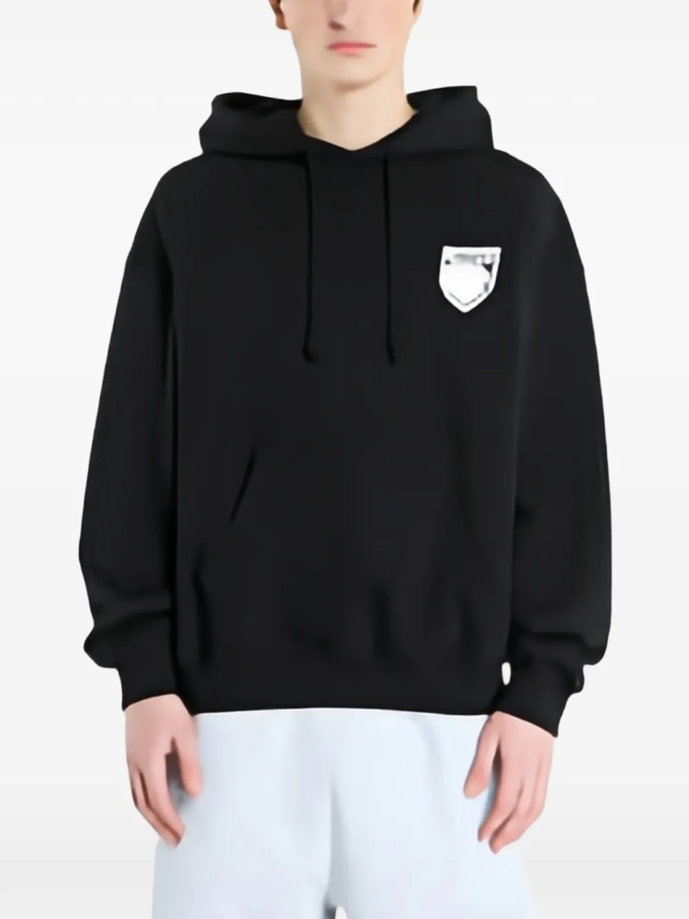 PROSTO Shield Mini Splash logo-print hoodie