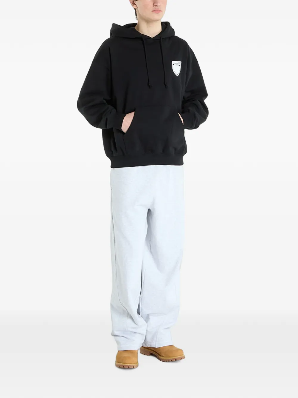 PROSTO Shield Mini Splash logo-print hoodie