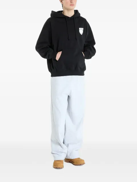 PROSTO  Shield Mini Splash logo-print hoodie