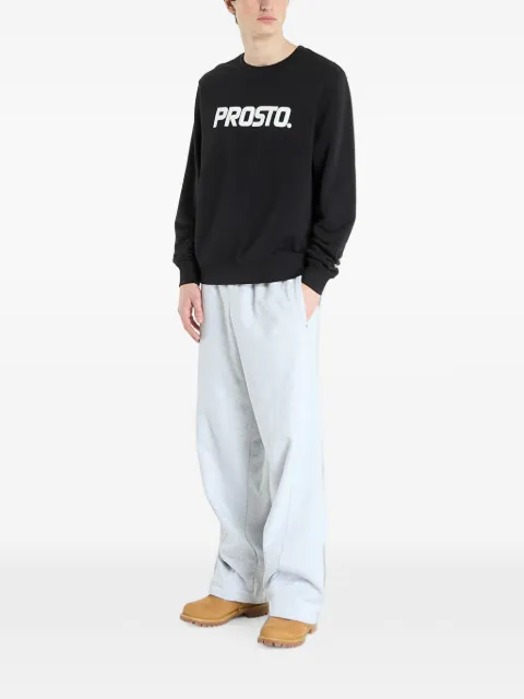 PROSTO Old Logo-print sweatshirt 