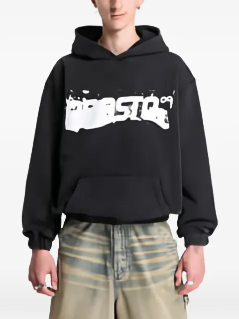 PROSTO Splash Washed logo-print hoodie