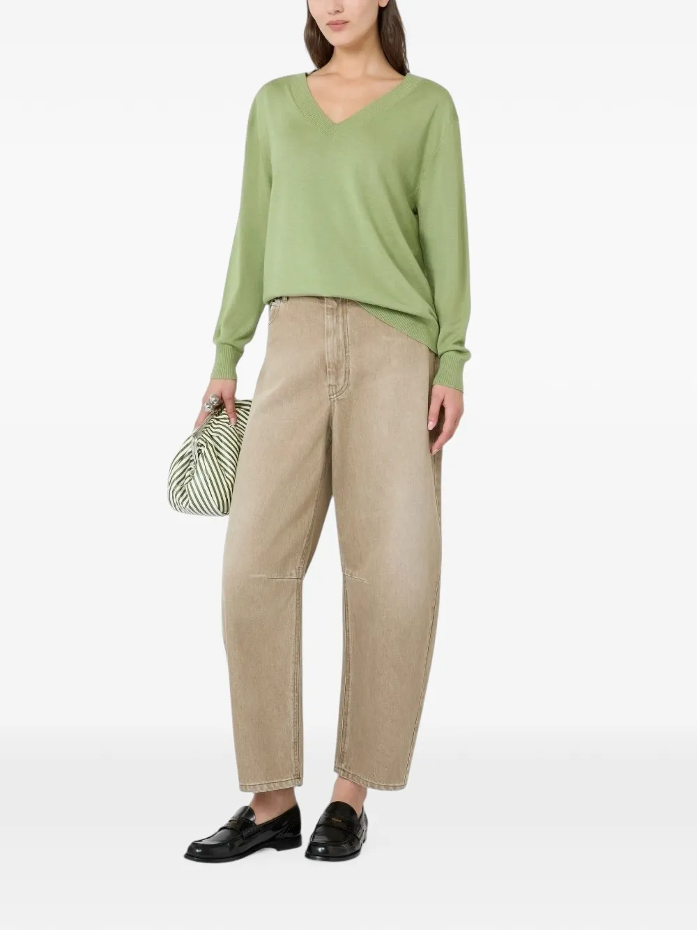 Weekend Max Mara Trui met V-hals Groen