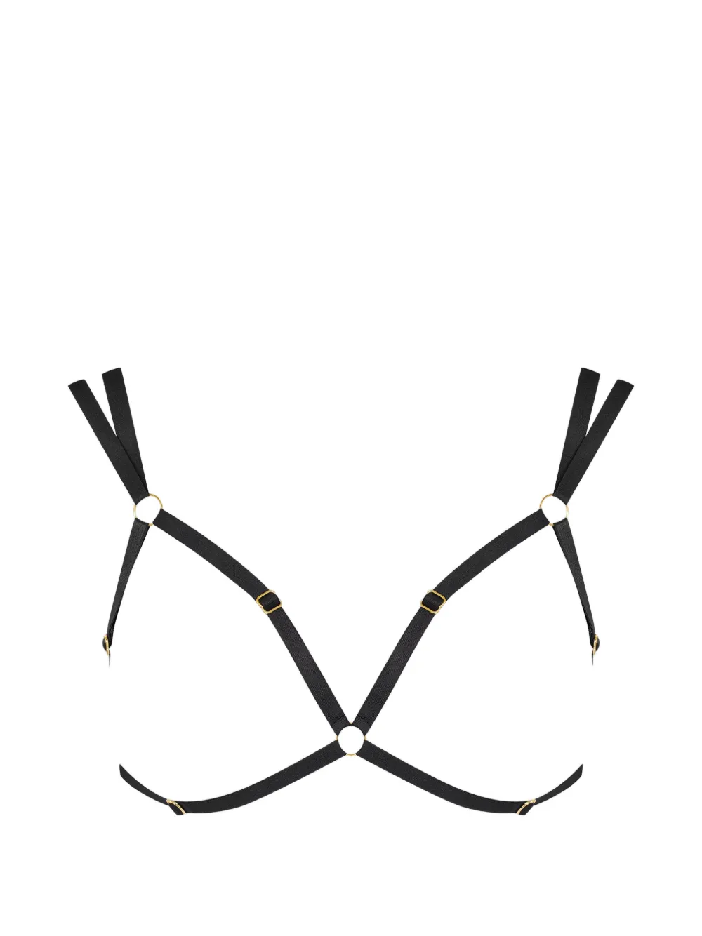 SCANDALE Parure Signature open-cup bra - Nero