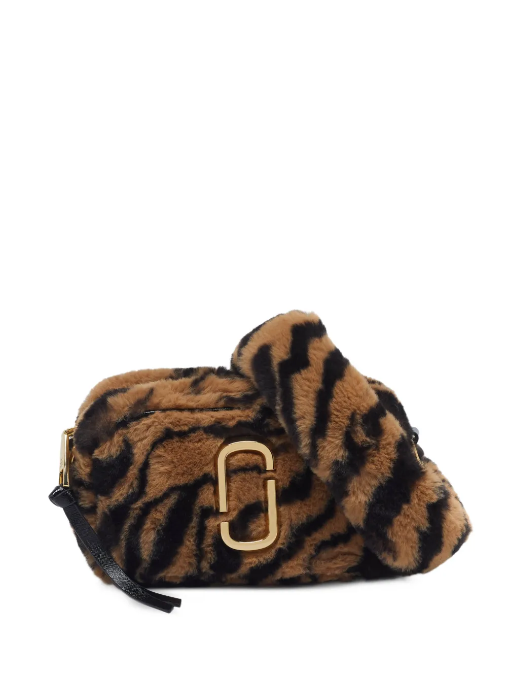 Marc Jacobs Vintage The Snapshot tiger-print mini crossbody bag - Braun