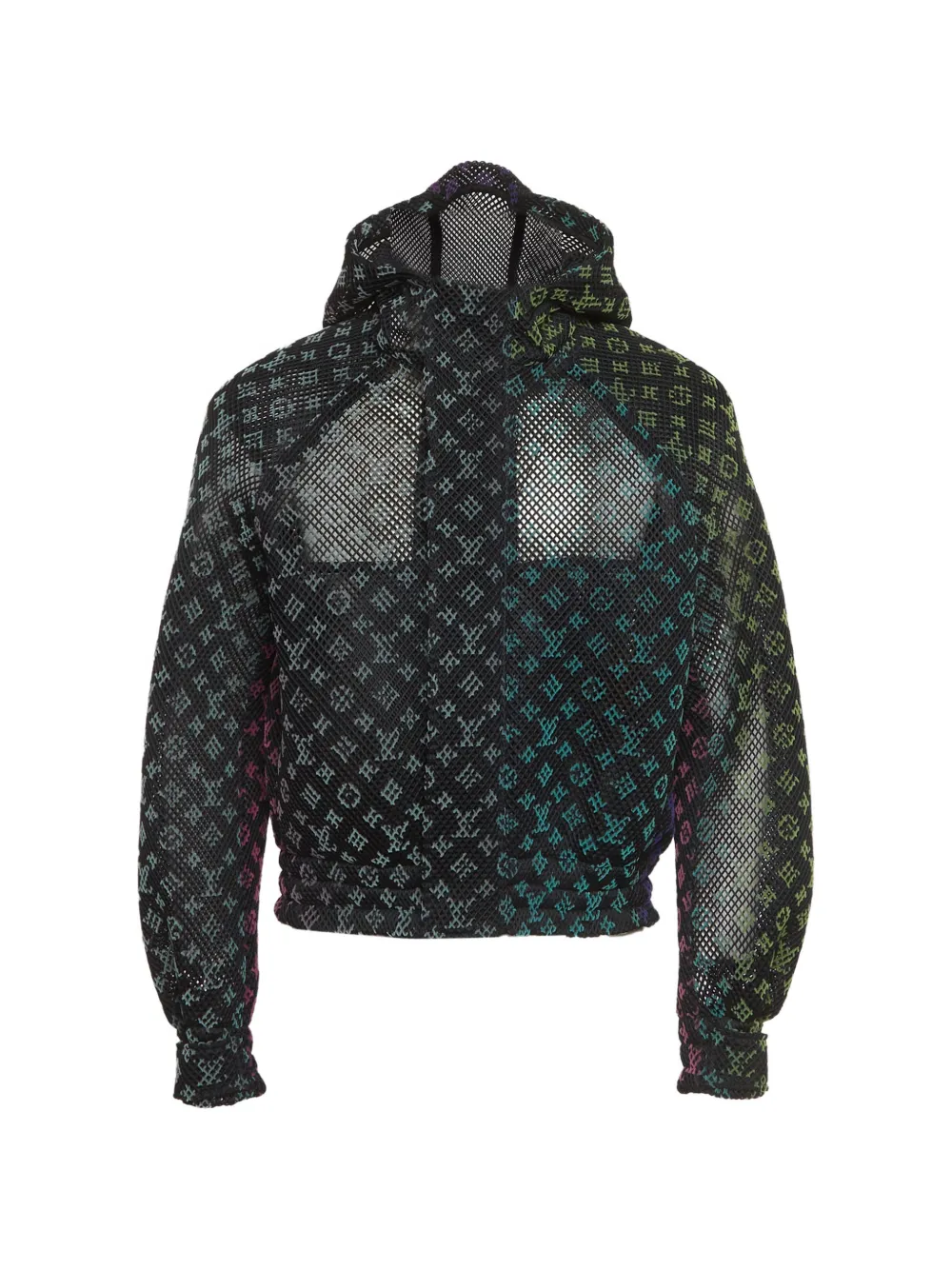 Louis Vuitton Pre-Owned Monogram Gradient hooded jacket - Noir Louis Vuitton Pre-Owned Monogram Gradient hooded jacket - Noir