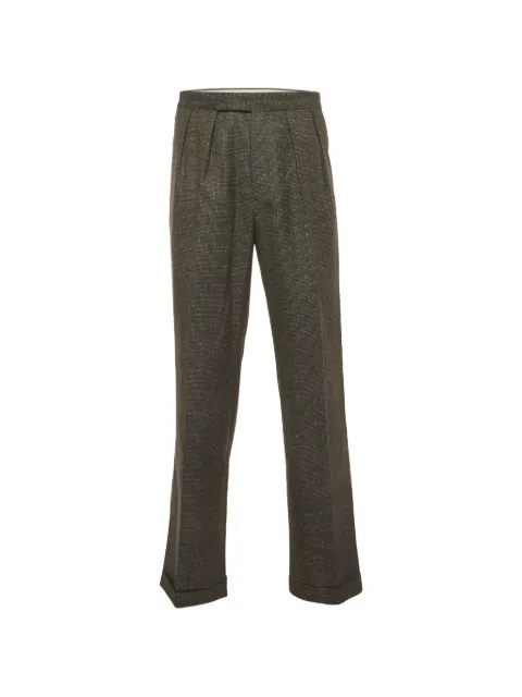 Etro Pre-Owned pleated wool trousers