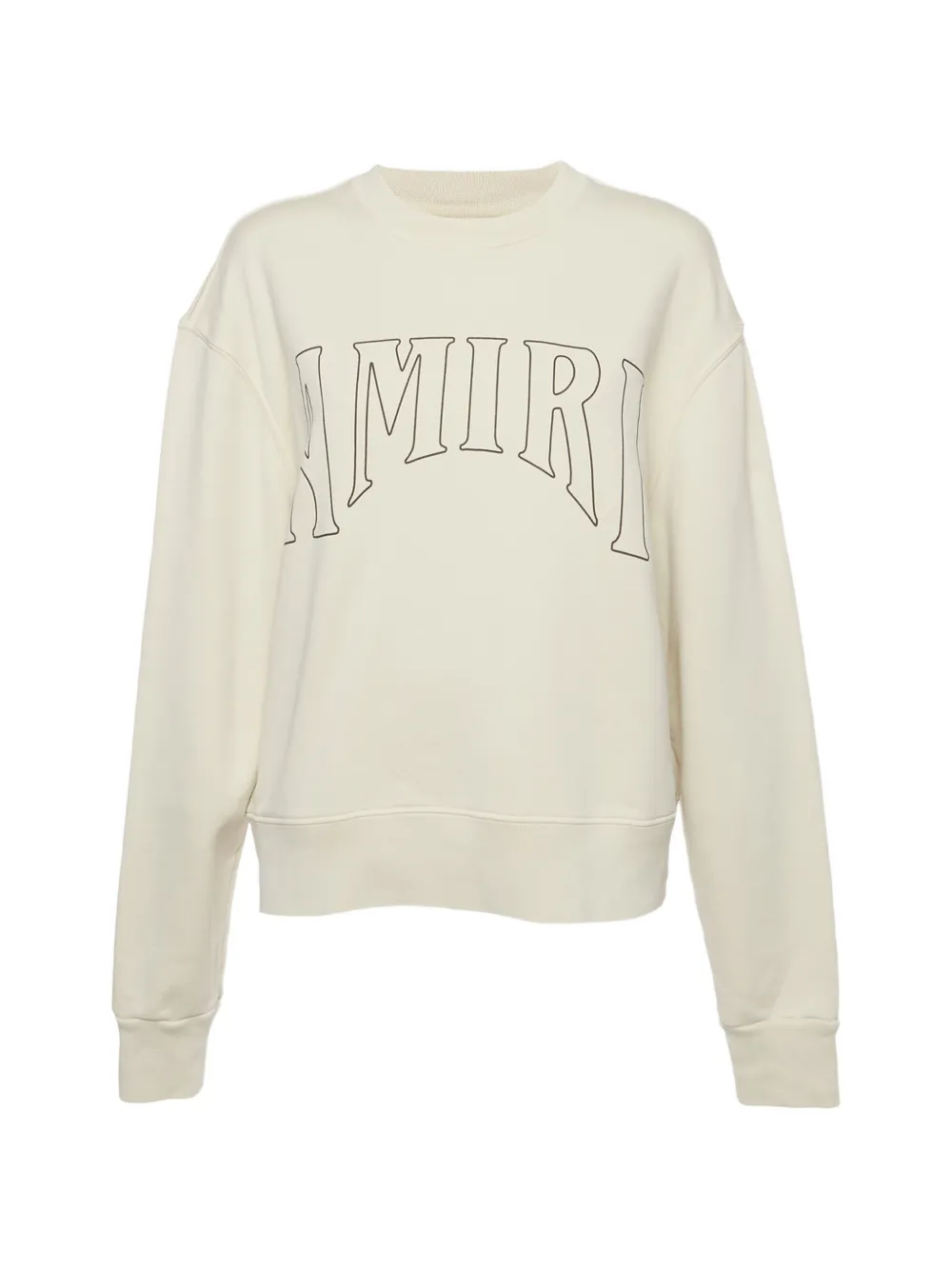 Pre-owned Amiri Logo-print Sweatshirt In Neutrals