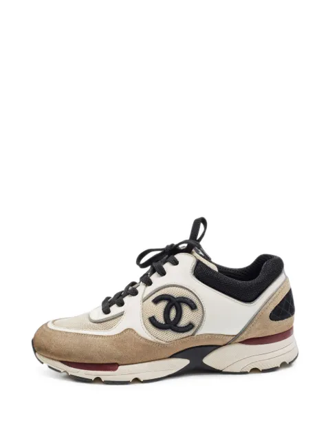 CHANEL Pre-Owned CC mesh sneakers