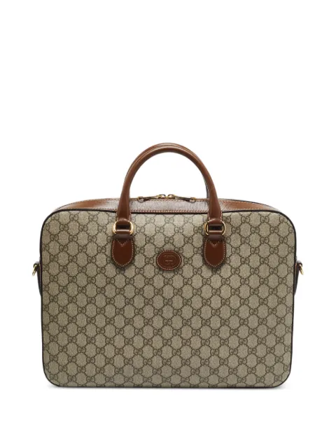 Gucci Pre-Owned porte-documents à motif GG Supreme et logo GG