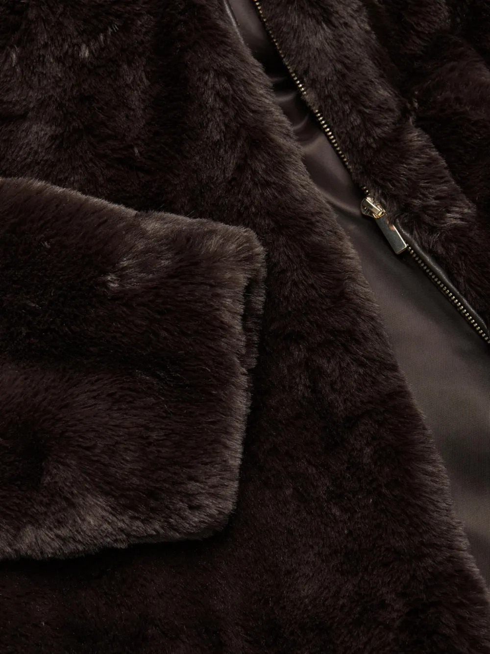 'S Max Mara Jack van imitatiebont Bruin